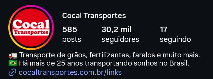 Crescimento de redes sociais de cliente